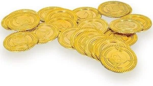 Treasure Party Coins, 30 Ct. - Picture 1 of 1