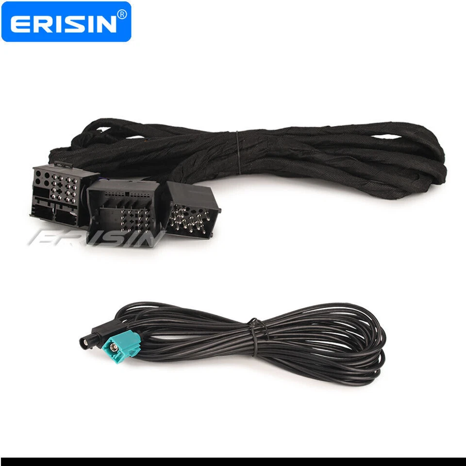 BM6M Extension Radio & Power Wiring Harness For BMW E46 E39 E53 E38 Car Stereos - Image 1 of 4