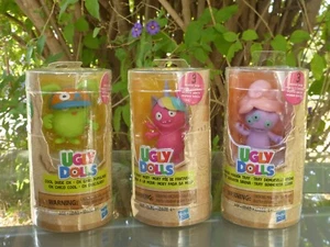 Hasbro Ugly Dolls with 3 Surprises in each Can New lot of 3 - Picture 1 of 8