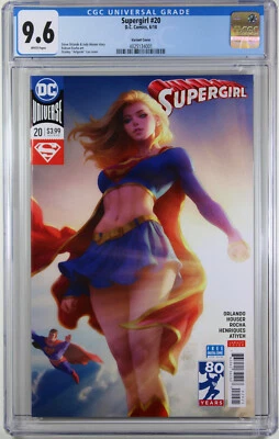 SUPERGIRL #20 (STANLEY ARTGERM LAU VARIANT) ~ CGC GRADED 9.6 NM+ - Image 1 of 2