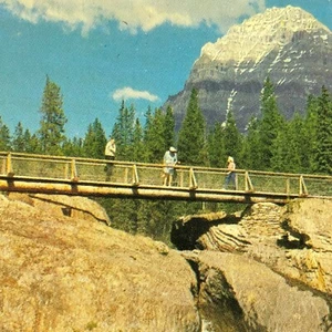 Kanadische Rockies Postkarte Natural Bridge Mt. Stephen Yoho Nationalparks Foto - Bild 1 von 5