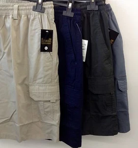 Herren Sommer schlupf Kurzehose Shorts Bermuda Gr. M-5XL Maschinenwäsche - Picture 1 of 8