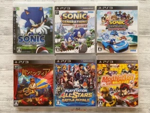 SONY PS3 Sonic Generations & All Stars Racing & Papettia & All Stars & Modnation - Picture 1 of 14