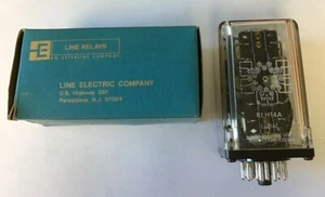 LINE ELECTRIC RLH14A RELAY 120VAC 10A - Picture 1 of 8