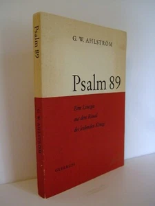 Psalm 89: Eine Liturgie aus dem Ritual des Leidenden Konigs by Ahlstrom, 1959 - Imagen 1 de 4