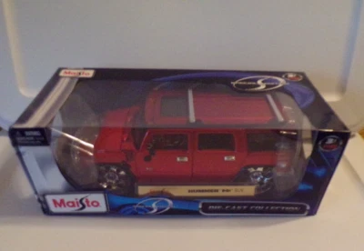 LOOK  MAISTO  SPECIAL EDITION HUMMER SUV SCALE 1/18 DIECAST BOX - Image 1 of 4