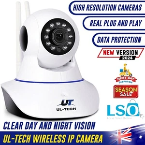 UL-tech Wireless IP Camera CCTV Security System WIFI 1080P HD Plug and Play New - Picture 1 of 9