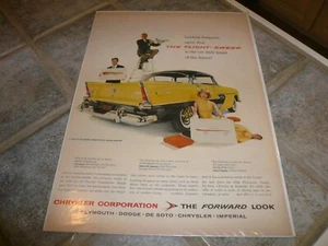 Plymouth Ad Reklame Vintage Print Ad Belvedere 4 Dr Hardtop Sportlimousine - Bild 1 von 1