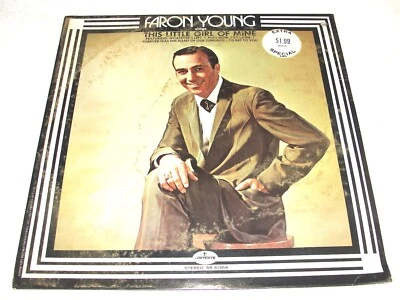 Faron Young "This Little Girl of Mine" 1972 Country LP, SEALED!, Orig Mercury - Image 1 of 2