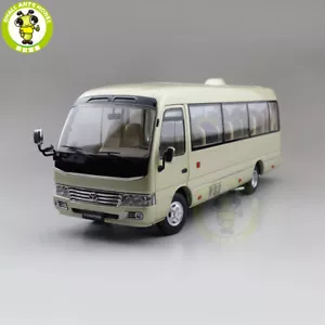 1:24 Toyota COASTER Bus Diecast Model Toys simulation Car Bus Boys Girls Gifts - Picture 1 of 11