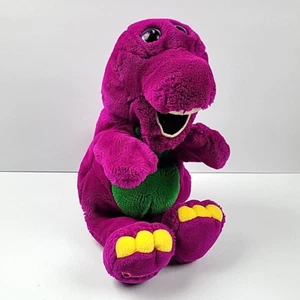 Vintage Dakin Barney the Purple Dinosaur Plush Hand Puppet 1992 Lyons 11" - Picture 1 of 6