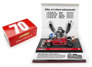 Brumm S20/01 Ferrari 126CK Last GP Win Spanish GP 1981 - G Villeneuve 1/43 Scale - Picture 1 of 3