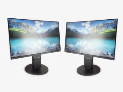 2x Eizo FlexScan EV2450 23,8" FHD IPS Monitor 60Hz 16:9 Pivot HDMI DP DVI VGA - Bild 1 von 4