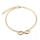 Yellow Gold Filled Heart Ankle Bracelet Charms Leg Chain Foot Jewelry Anklets*