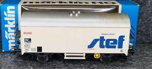 Märklin HO Güterwagen mit Werbung Stef in OVP - Bild 1 von 4