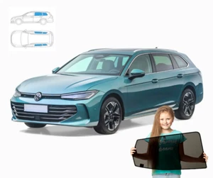 Protector Solar Volkswagen Passat B9 Combi ad 2023 4 Piezas en Imanes - Imagen 1 de 8