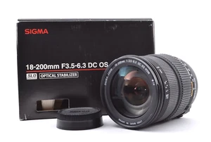 【Casi Como Nuevo】SIGMA 18-200mm f/3.5-6.3 DC OS HSM para NIKON F de Japón #1347 - Imagen 1 de 11