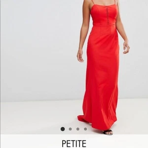 Jarlo Petite Red Cami Strap Fishtail Maxi Dress. UK 8/ US 4p - Picture 1 of 5