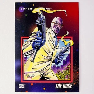 The Rose Marvel Impel 1992 Super-Villains Card 110 Serie 3 MCU Spider-Man - Foto 1 di 2