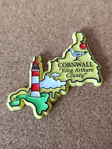 Cornwall King Arthurs County Slim County Rubber Fridge Magnet New - Picture 1 of 11