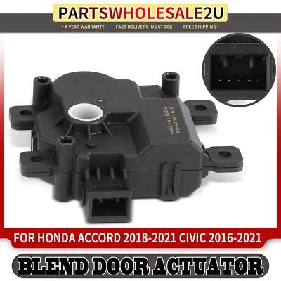 Actuador de puerta mezcla de climatización para Honda Accord 2018-2021 Civic 2016 modo 2017-2021 Foto 1 de 4