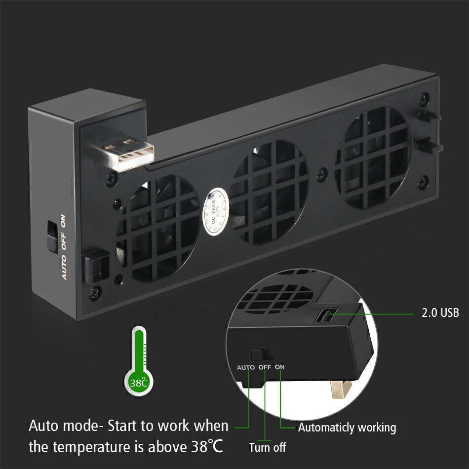 Main engine Rear temperature controlled fan For XBOX ONE X Console Accessories - Image 1 of 4