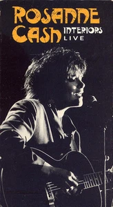 rosanne cash  INTERIORS LIVE    VHS VIDEOTAPE  - Picture 1 of 1
