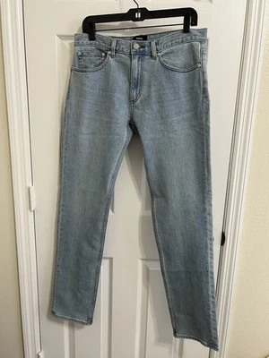 Pantalones de mezclilla de berilo lavado súper ligero Theory para hombre talla 31 Foto 1 de 4