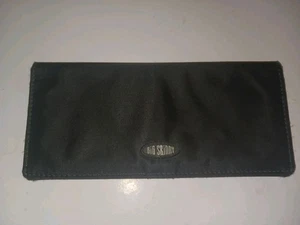 Big Skinny Wallet Black Long Magnetic Closure 7.5x3.5” - Picture 1 of 5