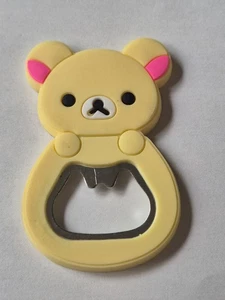 1 x Super Cute RILAKKUMA BEAR Bottle Opener with Magnet - Picture 1 of 2