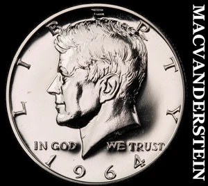 1964 Silver Kennedy Half Dollar - Choice Gem Proof  Lustrous  #F1893 - Picture 1 of 2