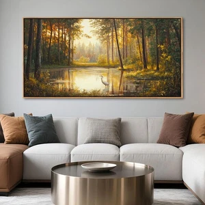 Landschaft Wandbilder - Wald und See Bilder | Natur Wandbilder für Wohnro... - Bild 1 von 7