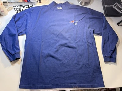 De colección New England Patriots Starter Mock Neck 2XL Manga Larga Azul Foto 1 de 4