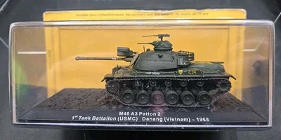 Deagostini M48 A3 PATTON 2 1st TANK BATTALION USMC DANANG VIETNAM 1968  1:72  - Image 1 of 4