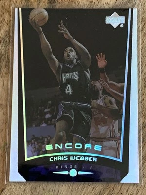 1999-00 Upper Deck Encore Chris Webber #72 Sacramento Kings - Image 1 of 2