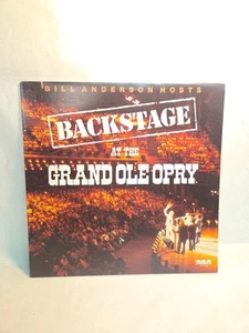 Bill Anderson Backstage At The Grand Ole Opry 1983 Vinyl LP RCA Records - Picture 1 of 4