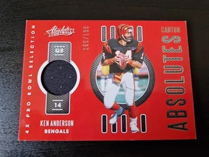Ken Anderson 2020 Panini Absolute Football Patch Card /199 NFL Canton - Picture 1 of 2