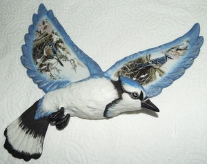 BLUE JAY MELODY NO. A 1817 BY ALAN SAKHWARZ BRADFORD EXCHANGE 2014 READ!!! - Picture 1 of 8