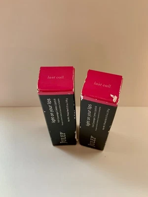 2x Lápiz labial Julep Light On Your Lips cobertura completa ÚLTIMA LLAMADA nuevo en caja tamaño completo Foto 1 de 4