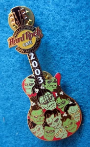 SAN ANTONIO HALLOWEEN FRANKENSTEIN'S MONSTER GUITAR 2003 Hard Rock Cafe PIN LE - Bild 1 von 1