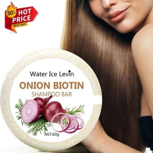 Zwiebel und Biotin Shampoo Seife, feuchtigkeitsspendend & beruhigend, für^ alle Haartypen[ - Bild 1 von 13