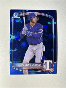 2025 Bowman Sapphire Edition - Chrome Prospects Paulino Santana #BCP-72 (RC) - Bild 1 von 2