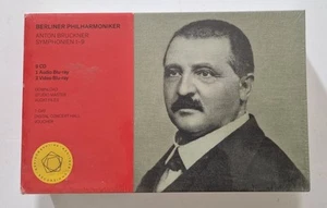 BRUCKNER / BERLINER PHILHARMONIKER / HAITIN - SYMPHONIEN 1-9, 9 CD, 4 Bluray NEW - Foto 1 di 2