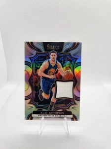 KLAY THOMPSON 2024-25 PANINI SELECT #TM-THO THROWBACK PRIZM MEMORABILIA JERSEY - Picture 1 of 2