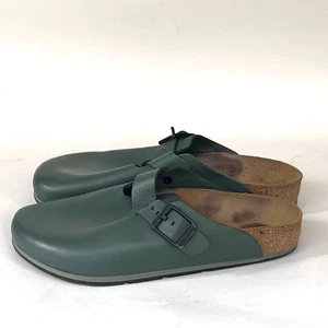 Sandali Birkenstock Boston PRO verde timo donna taglia 39 US 8 vestibilità regolare - Foto 1 di 21