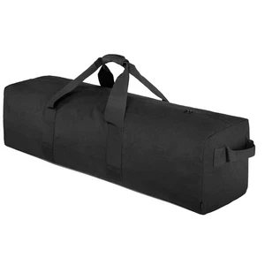 Bolsa de Lona Extra Grande para Viaje, 120L Almacenamiento de Equipos, Impermeable Plegable - Imagen 1 de 6