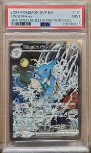 2024 Pokemon Kingdra ex 131 Shrouded Fable Promo Special Illustration Rare PSA 9 - Picture 1 of 2