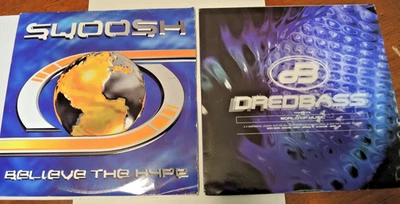 2 Back2Basics 4x12" LP Classic Jungle Drum & Bass '97 Swoosh Dred Bass DJ Ascend - Image 1 of 4