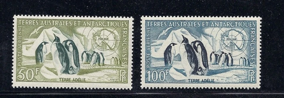 FSAT 1956 PENGUINS Scott C1-2 VF MLH - Image 1 of 1