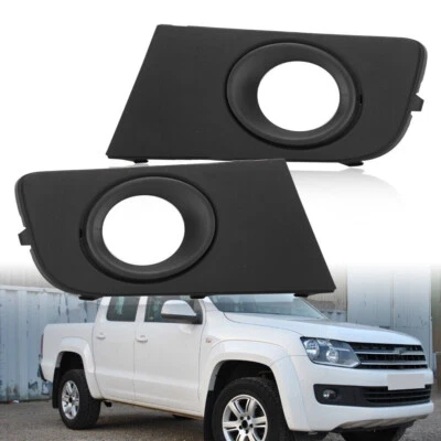 2x Bisel de rejilla de cubierta de luz antiniebla para parachoques delantero para Volkswagen VW Amarok 2010-2016 Foto 1 de 4